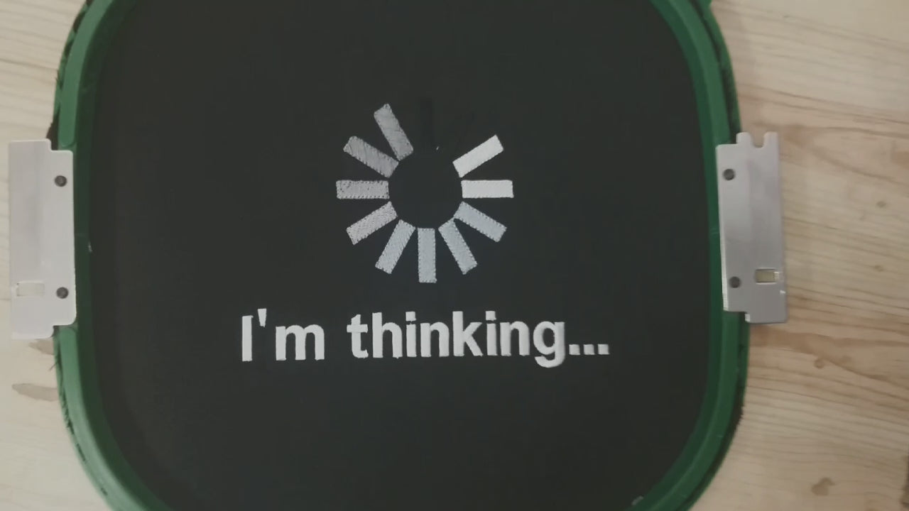 Im Thinking - DIGITAL Embroidery DESIGN