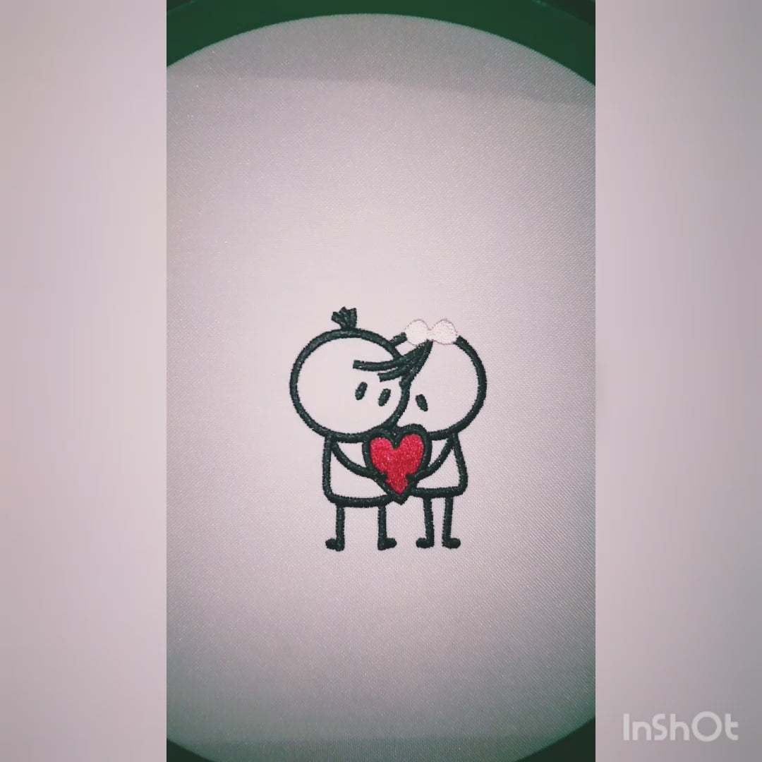 Lovely Couple - Embroidery Design
