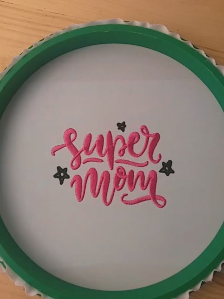 Super Mom - Digital Embroidery Design