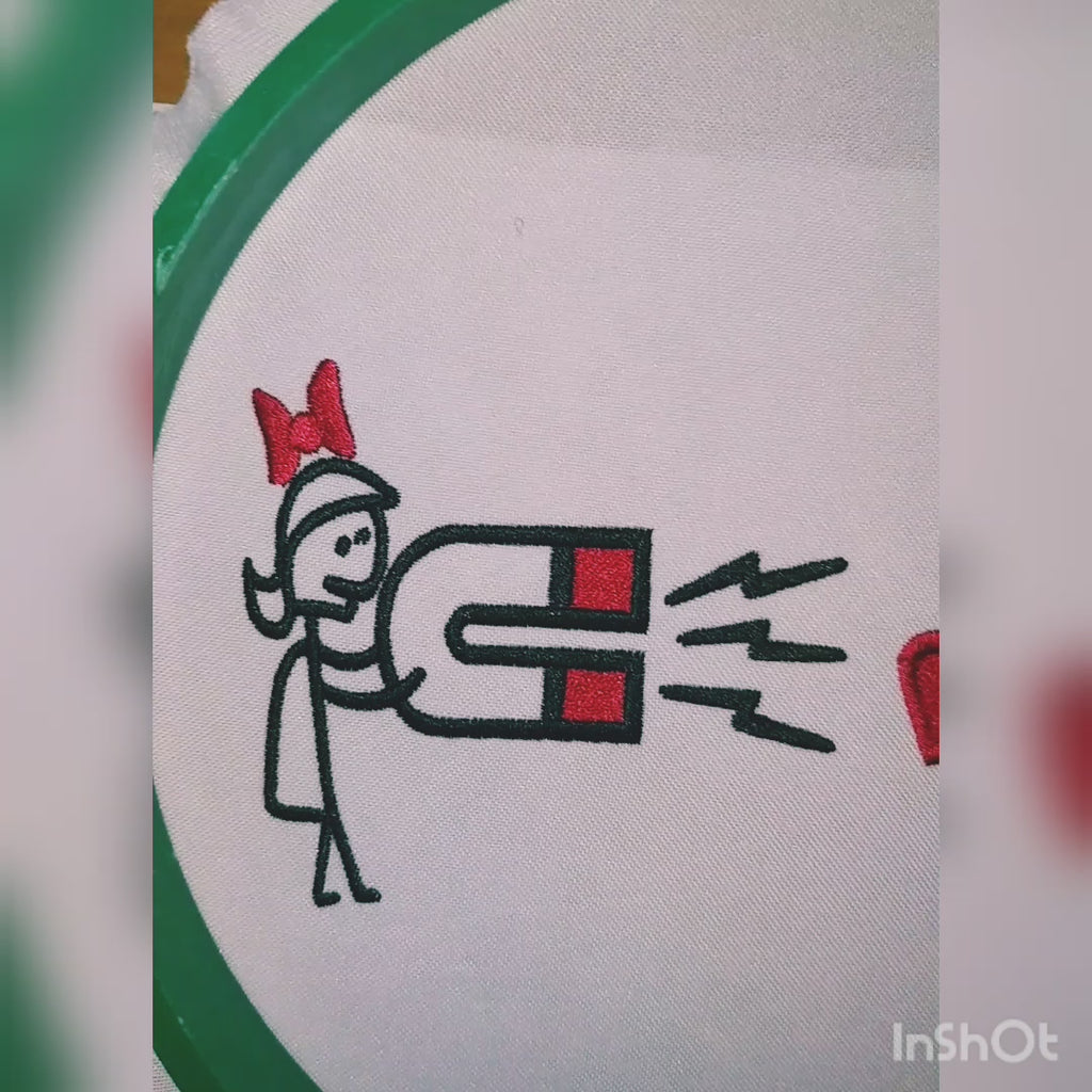 Magnetic Couple - Embroidery Design