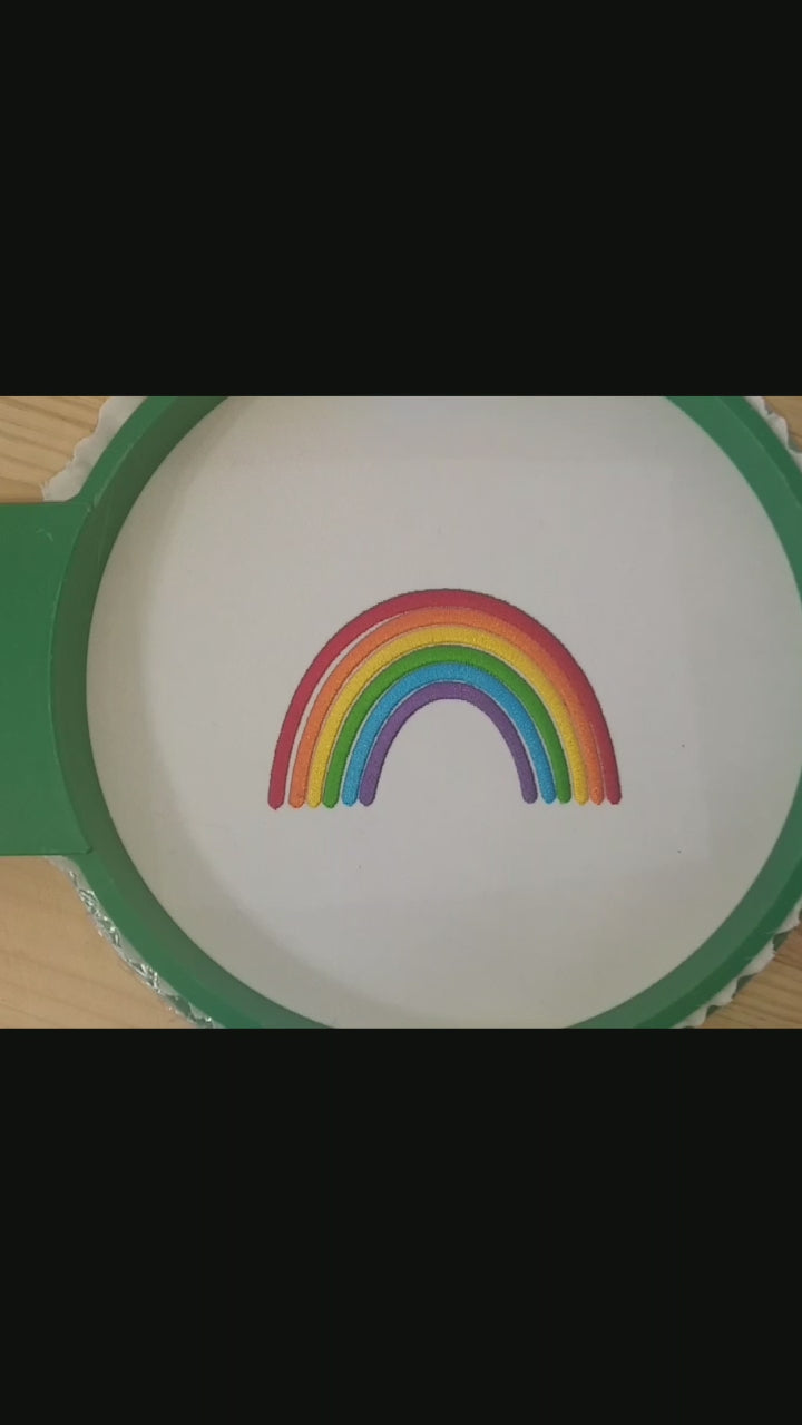Colorful Rainbow - Machine Embroidery Designs